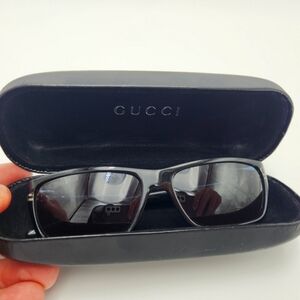 Gucci Sunglasses GG 2492/S E2K 57-15 135 Angular Grey Blue Optyl